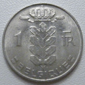 Бельгія Бельгия ^/--/^ Бельгія 1 франк 1972 року Belgique 42633 ^_^^^ Бельгия 1 франк 1972 года Belgique 42633 - фото фото фото