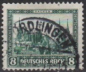 Веймарська республіка Веймарская республика ^/--/^ 1930 - Німеччина - Архітектура - Аахен 8 Мі.450 _2,50 € ^_^^^ 1930 - Германия - Архитектура - Аахен 8 Ми.450 _2,50 € - фото фото фото