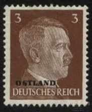 Третій Рейх (-) Третий Рейх (-) ^/--/^ Германия  Ostland 1941 /--/ г.№ 2 ^_^^^ Німеччина Ostland 1941 /--/ р.No 2 - фото фото фото