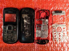 Комплектуючі для корпусів Комплектующие для корпусов ^/--/^ Nokia 1202-2 корпус оригинал бу ^_^^^ Nokia 1202-2 корпус оригінал бу - фото фото фото