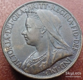 Вікторія ( - ) Виктория ( - ) ^/--/^ Великобритания 1 фартинг 1901 состояние 81/10 /--/ в /--/ 00 ^_^^^ Великобританія 1 фартинг 1901 стан 81/10 /--/ в /--/ 00 - фото фото фото