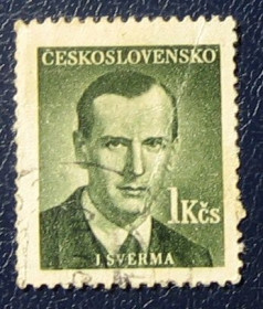 Чехословаччина Чехословакия ^/--/^ Чехословакия  (1949) Журналист и государственный деятель Ян Шверма ^_^^^ Чехословаччина (1949) Журналіст і державний діяч Ян Шверма - фото фото фото