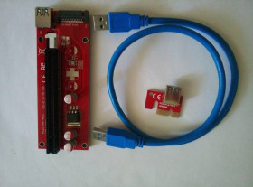Інші комплектуючі Другие комплектующие ^/--/^ Удлинитель шины PCI-E (Райзер PCI-E 1 /--/ x to 16 /--/ x PCE 164 /--/ P-N /--/ 03 ver 007 /--/ S  60 /--/ см) ^_^^^ Подовжувач шини PCI-E (Райзер PCI-E 1 /--/ x to 16 /--/ x PCE 164 /--/ P-N /--/ 03 ver 007 /--/ S 60 /--/ см) - фото фото фото