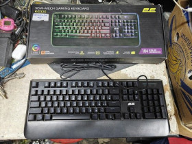 Клавіатури Клавиатуры ^/--/^ Игровая клавиатура с подсветкой RGB 2 /--/ E KG /--/ 325 2 /--/ E-KG /--/ 325 /--/ UB USB № 26020434 ^_^^^ Ігрова клавіатура з підсвічуванням RGB 2 /--/ E KG /--/ 325 2 /--/ E-KG /--/ 325 /--/ UB USB No 26020434 - фото фото фото