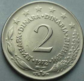 Югославія Югославия ^/--/^ Югославия 2 динара 1972 зл/03 /--/ ю /--/ 0 ^_^^^ Югославія 2 динара 1972 зл/03 /--/ ю /--/ 0 - фото фото фото