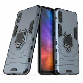 Чохли, бампера Чехлы, бампера ^/--/^ Чохол Fiji Ring для Xiaomi Redmi 9 /--/ A броньований бампер з кільцем темно-синій ^_^^^ Чехол Fiji Ring для Xiaomi Redmi 9 /--/ A бронирован бампер с кольцом темно-синий - фото фото фото