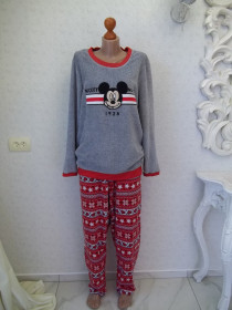 Піжами Пижамы ^/--/^ Prom           ( XXL - 56 / 58 р ) Флисовая  пижама  женская  домашний костюм   ( штаны кофта )  Б /У ^_^^^ Prom ( XXL - 56 / 58 р ) Флісова піжама жіноча домашній костюм ( штани кофта ) Б / У - фото фото фото