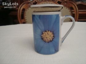 Кухонне начиння, посуд, столове срібло Кухонная утварь, посуда, столовое серебро ^/--/^ Чашка с Фильтром и Крышкой Фарфор Италия Новая №Д /--/ 15 ) ^_^^^ Чашка з Фільтром і Кришкою Фарфор Італія Нова NoД /--/ 15 - фото фото фото
