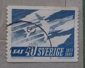 Транспорт Транспорт ^/--/^ Швеция 1960 г - Скандинавские авиалинии  (SAS) ^_^^^ Швеція 1960 — Скандинавські авіалінії (SAS) - фото фото фото