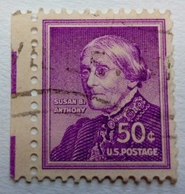 Північна Америка Северная Америка ^/--/^ США 1954 Сюзан Энтони, гашеная ^_^^^ США 1954 Сюзан Ентоні, гашена - фото фото фото