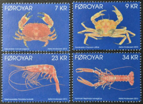 Інше Другое ^/--/^ Фарерские острова Морепродукты Фауна Омар Краб 2013 ^_^^^ Фарерські острови Морепродукти Фауна Омар Краб 2013 - фото фото фото