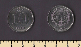 Інші країни Другие страны ^/--/^ Киргизия 10 сом 2009 ^_^^^ Киргизія 10 сом 2009 - фото фото фото