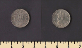 Гондурас Гондурас ^/--/^ Британский Гондурас 10 центов 1965 ^_^^^ Британський Гондурас 10 центів 1965 - фото фото фото
