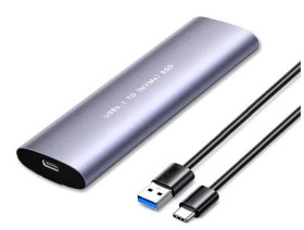 Кабелі та перехідники Кабели и переходники ^/--/^ Корпус для SSD M.2 NVMe SHL-R /--/ 320 USB 3.1 Type-C, 2230/2242/2260/2280 - фото фото фото