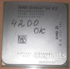 Процесори Процессоры ^/--/^ Процесор два ядра АМ /--/ 2 AMD Athlon 64 X /--/ 2 4200+ 2.20 /--/ GHz Brisbane ADO /--/ 4200 /--/ IAA /--/ 5 /--/ D /--/ 0 Тест ОК ^_^^^ Процессор два ядра АМ /--/ 2 AMD Athlon 64 X /--/ 2 4200+ Brisbane ADO /--/ 4200 /--/ IAA /--/ 5 /--/ D /--/ 0 Тест ОК - фото фото фото