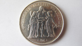 Франція Франция ^/--/^ 10 франків 1967 рік Франція, Геркулес і музи ^_^^^ 10 франков 1967 год Франция, Геркулес и музы - фото фото фото