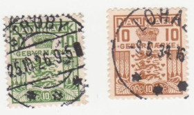 Скандинавія Скандинавия ^/--/^ Дания 1926 г..№ 2-3 гашеная серия ^_^^^ Данія 1926 р. No 2-3 гашена серія - фото фото фото