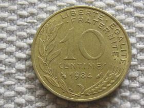 Франція Франция ^/--/^ Франция 10 сантимов 1984 года #3218 ^_^^^ Франція 10 сантимів 1984 року #3218 - фото фото фото