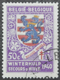 Інше Другое ^/--/^ Бельгия Зимняя помощь Геральдика 1940 ^_^^^ Бельгія Зимова допомога Геральдика 1940 - фото фото фото
