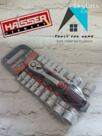 Набори Наборы ^/--/^ Набір торцевих насадок з тріскачкою Haisser 20 /--/ од. 70112 ^_^^^ Набор торцевых насадок с трескачкой Haisser 20 /--/ од. 70112 - фото фото фото