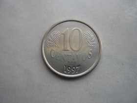 Бразилія Бразилия ^/--/^ Бразилия 10 сентаво 1997 ^_^^^ Бразилія 10 Сентаво 1997 - фото фото фото