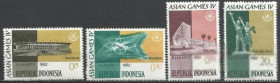 Індонезія Индонезия ^/--/^ Индонезия 1962 азиатские спортивные игры Джакарта 4 /--/ м. ^_^^^ Індонезія 1962 азіатські спортивні ігри Джакарта 4 /--/ м. - фото фото фото