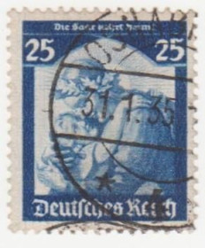 Третій Рейх (-) Третий Рейх (-) ^/--/^ Германия  ( Рейх) 1935 г. №  561 гашеная ^_^^^ Німеччина (Рейх) 1935 р. No 561 гашена - фото фото фото