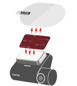 Аксесуари Аксессуары ^/--/^ 70 /--/ mai Smart Dash Cam Pro Cкотч ,Статична наклейка на скло всі моделі ^_^^^ 70 /--/ mai Smart Dash Cam Pro Cкотч,Статическая наклейка на стекло все модели - фото фото фото