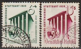 Третій Рейх (-) Третий Рейх (-) ^/--/^ 1939 - Рейх - Садова виставка в Штутгарті Mi.692-93 _9.0 € ^_^^^ 1939 - Рейх - Садовая выставка в Штутгарте Mi.692-93 _9.0 € - фото фото фото