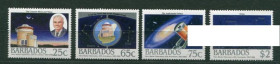 Освоєння космосу Освоение космоса ^/--/^ Барбадос Barbados Space  Mi 709-12 Astronomy MNH Cv 11.00 ^_^^^ Барбадос Barbados Space Mi 709-12 Astronomy MNH Cv 11.00 - фото фото фото