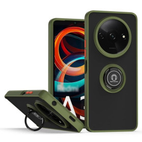 Чохли, бампера Чехлы, бампера ^/--/^ Чохол Fiji Colorframe для Xiaomi Redmi A /--/ 3 матовий бампер з кільцем підставкою Khaki ^_^^^ Чехол Fiji Colorframe для Xiaomi Redmi A /--/ 3 матовый бампер с кольцом подставкой Khaki - фото фото фото