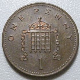 Єлизавета II (після ) Елизавета II (после ) ^/--/^ Велика Британія 1 пенні 2002 року 43177 ^_^^^ Великобритания 1 пенни 2002 года 43177 - фото фото фото