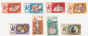 Угорщина Венгрия ^/--/^ Венгрия 1958 г. №  1542‑1549	 гашеная серия ^_^^^ Угорщина 1958 р. No 1542-1549 гашена серія - фото фото фото