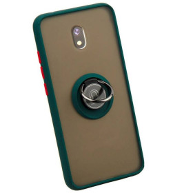Чохли, бампера Чехлы, бампера ^/--/^ Чохол Fiji Colorframe для Xiaomi Redmi 8 /--/ A матовий бампер з кільцем підставкою Green ^_^^^ Чехол Fiji Colorframe для Xiaomi Redmi 8 /--/ A матовый бампер с кольцом подставкой Green - фото фото фото