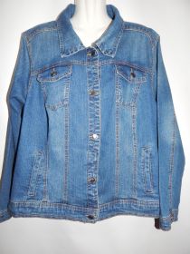 Куртки Куртки ^/--/^ Куртка джинсовая женская Vintage, UKR 54-56 007 /--/ DG (в указанном размере, только 1 шт) ^_^^^ Куртка джинсова жіноча Vintage, UKR 54-56 007 /--/ DG (в зазначеному розмірі, тільки 1 шт) - фото фото фото