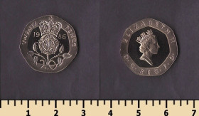 Єлизавета II (після ) Елизавета II (после ) ^/--/^ Великобритания 20 пенсов 1986 ^_^^^ Велика Британія 20 пенсів 1986 - фото фото фото