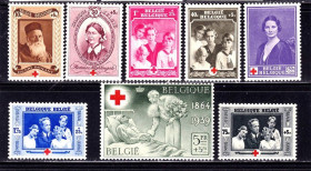 Бенілюкс Бенилюкс ^/--/^ Бельгия  1939 г   MNH - КРАСНЫЙ КРЕСТ - ^_^^^ Бельгія 1939 р. MNH - Червоний хрест - фото фото фото