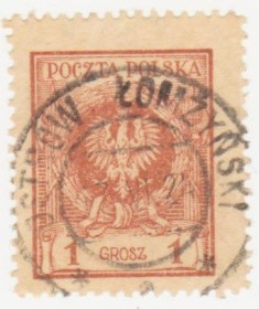 Польща Польша ^/--/^ Польша 1924 г №  166 гашеная ^_^^^ Польща 1924 р. No 166 гашена - фото фото фото