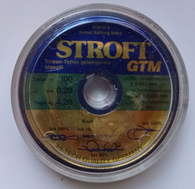 Ліски, шнури, повідці Лески, шнуры, поводки ^/--/^ Леска STROFT GTM 0,20 мм, 100 м  (Germany) ^_^^^ Ліска STROFT GTM 0,20 мм, 100 м (Germany) - фото фото фото