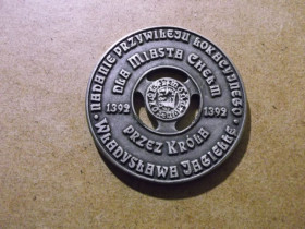 Європа Европа ^/--/^ Пам&amp;apos;ятна медаль , місто Хелм , Польща ^_^^^ Памятная медаль, город Хелм, Польша - фото фото фото