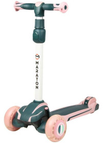 Самокати Самокаты ^/--/^ Cамокат Maraton Global pink-green (1 шт) (956) ^_^^^ Самокат Maraton Global pink-green (1 шт) (956) - фото фото фото