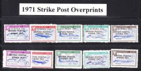Транспорт Транспорт ^/--/^ Авиация EU  Гернси - Сарк MNH -  надпечатки  1966 г и 1971 г ^_^^^ Авіація EU Гернсі - Сарк MNH - надпечатки 1966 р і 1971 р - фото фото фото