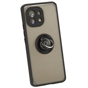 Чохли, бампера Чехлы, бампера ^/--/^ Чохол Fiji Colorframe для Xiaomi Mi 11 матовий бампер з кільцем підставкою Black ^_^^^ Чехол Fiji Colorframe для Xiaomi Mi 11 матовый бампер с кольцом подставкой Black - фото фото фото