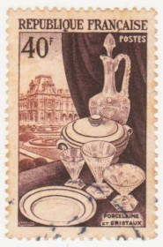 Франція Франция ^/--/^ Франция  1954  г. № 991 гашеная ^_^^^ Франція 1954 р. No 991 гашена - фото фото фото