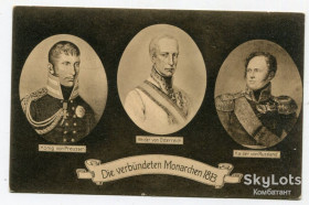 Іноземні Иностранные ^/--/^ Поштівка монархи 1813 р. ^_^^^ Почтовая монархия 1813 г. - фото фото фото