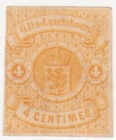 Інші країни Другие страны ^/--/^ Люксембург /--/ 1865 г. № 14 гашеная ^_^^^ Люксембург 1865 р. No 14 гашена - фото фото фото