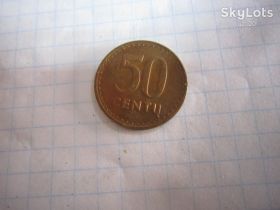 Литва Литва ^/--/^ ЛИТВА 50 ЦЕНТОВ 1991 Г ^_^^^ ЛИТВА 50 ЦЕНТІВ 1991 - фото фото фото