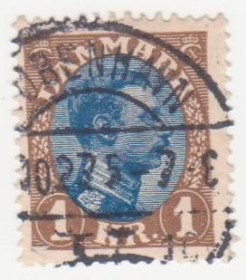Скандинавія Скандинавия ^/--/^ Дания 1921 г..№ 132 гашеная ^_^^^ Данія 1921 р. No 132 гашена - фото фото фото
