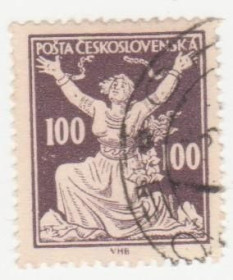 Чехословаччина Чехословакия ^/--/^ Чехословакия 1919 г №  180 гашеная ^_^^^ Чехословаччина 1919 р. No 180 гашена - фото фото фото