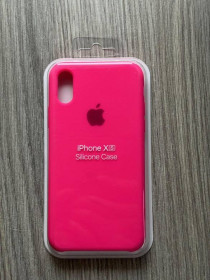 Аксесуари Аксессуары ^/--/^ Чохол Silicone Case для Apple iPhone X / Xs Hot pink ^_^^^ Чехол Silicone Case для Apple iPhone X / Xs Hot pink - фото фото фото